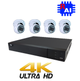 DIY Kit NYX 4ch NVR 2TB, 4 x DC6 6MP Ai Cameras