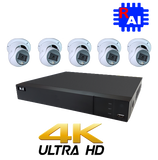 DIY Kit NYX 8ch NVR 3TB, 5 x DC6 6MP Ai Cameras